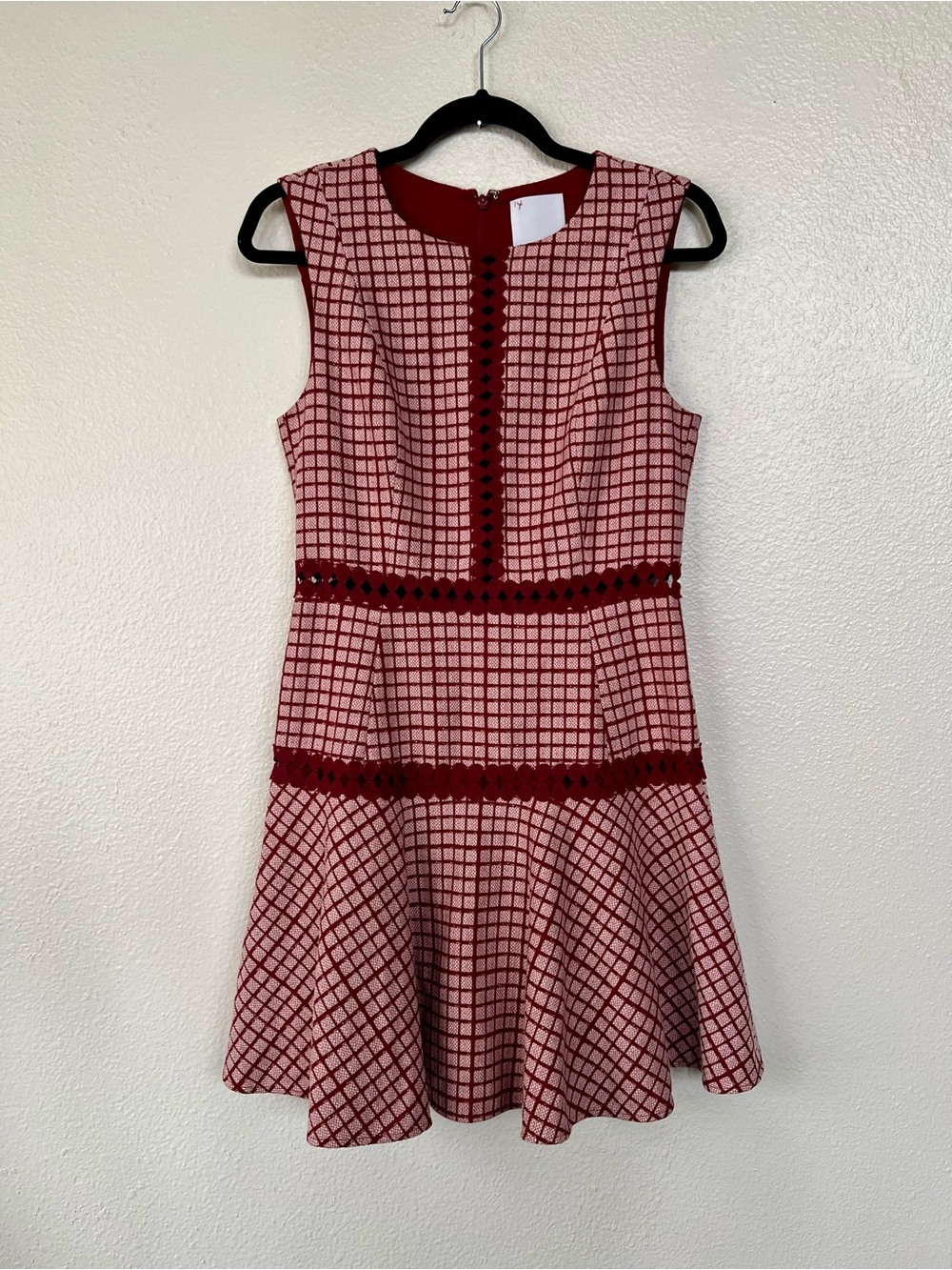 Chic Parisan Prose and Poetry Fit and Flare Summer Dress size Small